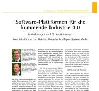 Software-Plattformen für die kommende Industrie 4.0